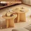 Mesa de Centro Sala de Estar Hogar Mesa de Té 2025 Nueva Elegante Pequeña Mesa Lateral de Sofá Mesa Redonda Pequeña Mesa de Té de Balcón Mesa Pequeña
