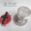 Válvula de esfera com junta de recuperação de óleo e gás rosqueada em flange para petroleiros, depósitos de óleo e postos de gasolina, válvula de intertravamento pneumático com tampa contra poeira vermelha
