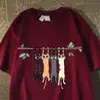 Camiseta de seda de leche con estampado de gato de dibujos animados, de manga corta, nueva para el verano, para estudiantes de secundaria