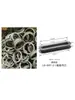 Tapa para Agujero de Caja de Pañuelos 127*26mm Tubo Redondo de Plástico Anillo Decorativo de Presión Integrado Sello y Puerto para Secador de Pelo
