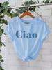Camiseta de algodón puro de verano europeo y americano, manga corta, cuello redondo, comercio exterior transfronterizo, camiseta estampada con patrón americano, fábrica de comercio exterior femenina