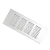 Rejilla de Ventilación y Disipación de Calor para Refrigerador Integrado Cubierta de Gabinete Rejilla para Zoclo Aleación de Aluminio Rectangular Plana Disipación de Calor