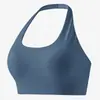 Top Deportivo Halter de Nuevo Estilo con Copa Fija Integrada, Camisola sin Costuras con Copa de Gota de Agua, Sujetador Deportivo a Prueba de Impactos para Mujer