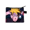 Bolsa de Naruto para niños de poliéster grande monedero de dibujos animados tarjetero estampado impermeable bolsa de almacenamiento colaboración anime