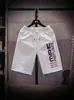 Pantalones Cortos Casuales de Moda Tendencia Estilo Japonés para Hombre con Cordón Cintura Elástica Versátiles Moda Cinco Puntos Transfronterizos