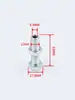 Equipamento de Fitness Acessórios de Corda de Aço Corda de Portico Máquina de Puxada Alta Pec Deck Linha de Polia Terminal Final Fivela de Travamento