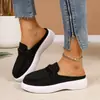 Comercio Electrónico Transfronterizo 2026 Nuevos Mocasines Casuales Slip-on Zapatos Perezosos Tallas Grandes Pantuflas de Suela Gruesa para Mujer Venta al por Mayor