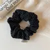 Diadema fina de puntos color café verde para mujer, diadema ancha de ala alta de alta gama, diadema retro de otoño e invierno, accesorio para el cabello versátil para salidas diarias