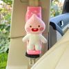 Funda protectora de hombro para coche de niños de felpa de dibujos animados, funda protectora universal para mujer de cuatro estaciones, anti-apriete de cuello