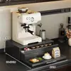 Estante multifuncional para microondas de cocina, extraíble, engrosado, para encimeras del hogar, soporte para cafetera, portavasos, estante de almacenamiento