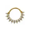 Anillo de nariz y pendientes de acero inoxidable 316L con incrustaciones de circonita, simples y únicos, estilo europeo y americano, joyería para nariz unisex al por mayor