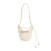 Moda transfronteriza 2026 diseño de nicho nuevo bolso cubo para mujer retro simple sensación de alta gama versátil bolso de hombro único para dama