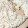 Sábana de Algodón Puro de Doble Capa de Grado A para Maternidad e Infancia, Amigable con la Piel, para Dormitorio de Estudiantes, Cama Individual Infantil, Sábana Ajustable y Funda de Edredón