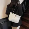Bolsa de Ombro Acolchoada com Corrente da Moda Tendência para Mulheres, Nova Estilo 2025 Bolsa de Mão Grande