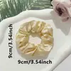 Accesorios para el Cabello Transfronterizos Europeos y Americanos Scrunchie de Satén de Color Sólido Scrunchie Grande Retro Francés Cinta Elástica Grande Simple para el Cabello