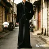Pantalones Vaqueros Versátiles de Moda Otoñal, Atrevidos y Guapos para Hombre, Moda Casual Callejera Japonesa, Simples, Adelgazantes, Alargadores de Piernas, Micro-Campana