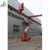 Vehículo de trabajo aéreo con brazo plegable autopropulsado, equipo de elevación para instalación y mantenimiento de farolas, personalización de vehículos de elevación de canal estrecho