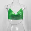 Ventas Directas de Fábrica Transfronterizo Estación Independiente para Discoteca de Mujeres Aliexpress Cadena de Metal Lentejuela Tirantes Tubo Superior 842