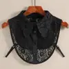 Gola falsa infantil versátil de renda, gola falsa, suéter decorativo de primavera e outono, versão coreana de camisa solúvel em água, vendas diretas da fábrica