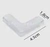 Protectores de Esquina de PVC Suave en Forma de L y Forma de Abanico para Puertas, Ventanas, Mesas, Mesas de Centro, Protectores de Esquina de Silicona, Bordes Transparentes Selladores para Muebles Anti-Colisión