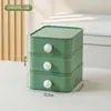 Caja de Almacenamiento de Escritorio BNBS de Colores Macaron, Apilable y Combinable Libremente, Tipo Cajón, Caja de Papelería para Estudiantes