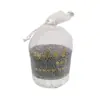 Bolsa de gasa bolsa de malla bolsa de embalaje transparente artículo disponible cristal mineral nano perla almacenamiento bolsa de fondo redondo protección ambiental