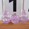 Vidro Luminoso Concha Pérola Garrafa Flutuante Garrafa Ara Gorducha Garrafa de Frutas Resina Artesanal Pingente de Bolsa de Chave