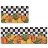 Alfombra de Cocina Temu Halloween Transfronteriza Alfombra de Entrada de Calabaza de Halloween Absorbente de Agua y Resistente a las Manchas Alfombra Larga para Pies