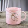 Caneca de Cerâmica Caneca para Uso Doméstico para Mulheres, Brindes Empresariais para Hotel, Logotipo Impresso, Copo de Água para Casamento Lua Cheia, Lembrancinha