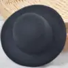 Sombrero Hecho a Mano DIY en Blanco Tela Cepillada Material de Sombrero de Copa Lolita 10cm