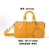 Bolso Nuevo Unisex de Bloques de Color Bolso Almohada Bolso de Hombro Grabado Bolso de Ruedas Bolso Cilíndrico Bolso Cruzado de Moda Bolso de Pareja