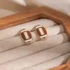 Pendientes de Fútbol Americano Transfronterizos para Mujer, Pendientes con Forma de Casco con Goteo de Aceite y Brillo, Accesorios para Fiestas de Fans al por Mayor