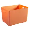 Caixa de armazenamento de plástico cesta de armazenamento de artigos diversos para mesa com tampa caixa caixa de armazenamento de frutas brinquedos temperos caixa de armazenamento para guarda-roupa