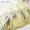 Em estoque calça sanitária transparente fundo ondulado adesivos de fundo cueca para experimentar calção de banho adesivos de filme protetor adesivos sanitários etiqueta autoadesiva