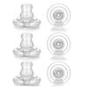 Tampões de Ouvido de Silicone Transparente, Agulhas Finas, Brincos Especiais Anti-Queda, Acessórios para Tarraxa, Brincos, Levantador de Brincos, Tampões de Ouvido Frisbee