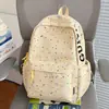 Mochila transfronteriza para niñas, estudiantes de secundaria y preparatoria, bolso de hombro doble casual, bolso de hombro doble de nicho estilo coreano Ins, mochila estudiantil de gran capacidad