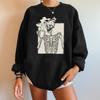 Suéter de Manga Longa Feminino para Halloween com Gola Redonda