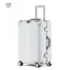 Maleta Pinghu, Aleación de Aluminio-Magnesio, Impermeable, Personalizable para Hombres y Mujeres, Viaje de Mano 20 pulgadas, Regalo Festival del Medio Otoño, Venta al por Mayor de Comercio Exterior