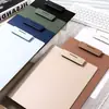Pasta Prancheta A4 Alto Valor Estudante Prancheta de Escrita Bloco Simples Multifuncional Escritório Armazenamento de Papel de Teste Pasta Arquivo