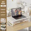 Sala de E-Sports Laptop para Gaming con Soporte de Computadora de Doble Capa Deslizante, Base de Refrigeración, Soporte para Parrilla de Barbacoa para Uso en Casa