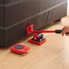 Mover Objetos Pesados con Ruedas Giratorias Universales, Ruedas Deslizantes para Mover Camas, Electrodomésticos, Muebles y Gabinetes, con Frenos, Tipo Universal
