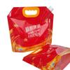 Bolsas de Embalaje para Cerveza Artesanal al por Mayor en Stock, Bolsas Transparentes Engrosadas de Grado Alimenticio para Embalaje de Cerveza, Bolsas de Cerveza Auto-Soportantes con Pico
