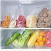 Bolsa Densa Sellable Doble Wo Spot Escribible Grado Alimenticio Bolsa Sellable para Conservar Fresco en Refrigerador Bolsa con Cierre Zip para Frutos Secos Verduras
