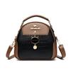 Bolsa Transfronteiriça Retrô para Celular Feminina, Bolsa Redonda Pequena em Couro Macio com Múltiplos Compartimentos, Bolsa Transversal Portátil Versátil e Elegante, Bolsa de Ombro Prática