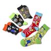 Calcetines de algodón para hombre, de talla grande, con diseño de animación de las cuatro estaciones, de estilo europeo y americano, para mujer Simpson, de Amazon, fabricantes de comercio exterior al por mayor.