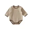 Mameluco para Bebé Body para Bebé De Rong Otoño Invierno Recién Nacido Ajustado Ropa de Capa Base Body Caliente para Bebé