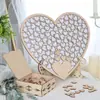 Popular Letrero de Madera para Firma de Amor Transfronterizo Adornos de Mesa Decoración Creativa para Boda Aniversario Artesanías de Madera Bodas al por Mayor