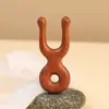 Pente de Massagem de Sândalo com Furos, Pente de Madeira Sapo, Coçador de Nariz, Pente de Massagem de Sândalo, Pente com Cabeça de Bola, LOGO Gravado