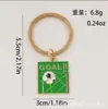 Chaveiro Pingente Copa do Mundo de Futebol Transfronteiriço Meigamo Evento Esportivo Tênis Camisa Reunião Esportiva Lembrança Bola