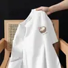 Camiseta de Manga Corta Simple de Nuevo Estilo Transfronteriza, Versátil para el Uso Diario de Adolescentes, Top Deportivo de Moda, Camiseta de Manga Corta para Principios de Verano